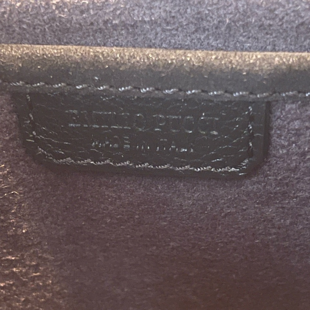 Emilio Pucci Multicolor Shoulder Bag with Black Suede Interior Pristine - Picture 4 of 8